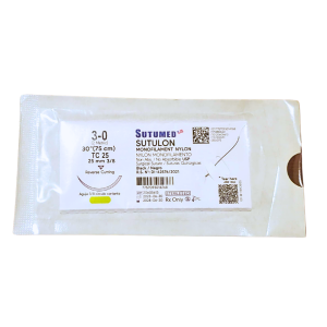 HILO NYLON MONOFILAMENTO  N°3-0  TC 24  SUTUMED