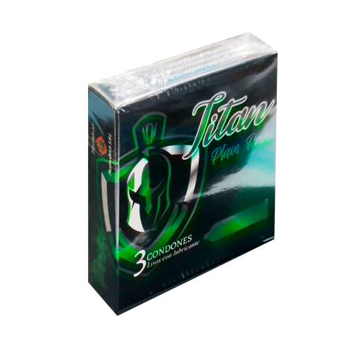 PRESERVATICO TITAN PLAIN PRIME X CAJA