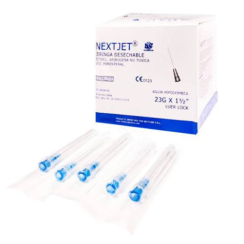 AGUJA 23G 1 1/2 X UNIDAD   NEXTJET