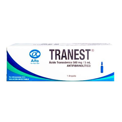 TRANEST 500 MG/5ML X AMPOLLA