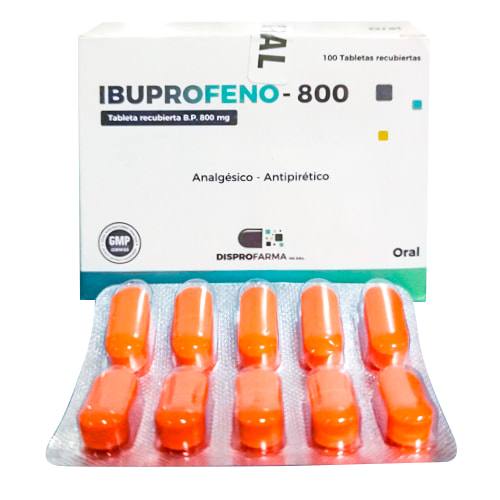 IBUPROFENO 800 MG X TAB. RECUB. - DISPROFARMA