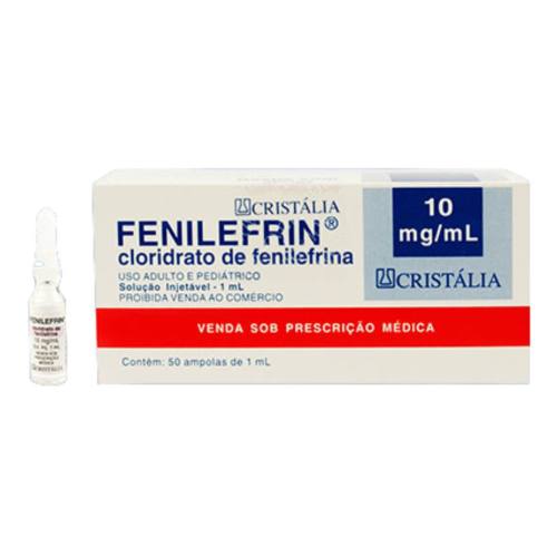 FENILEFRIN ETILEFRINA X AMPOLLA 10 MG X 1 ML - CRISTALIA