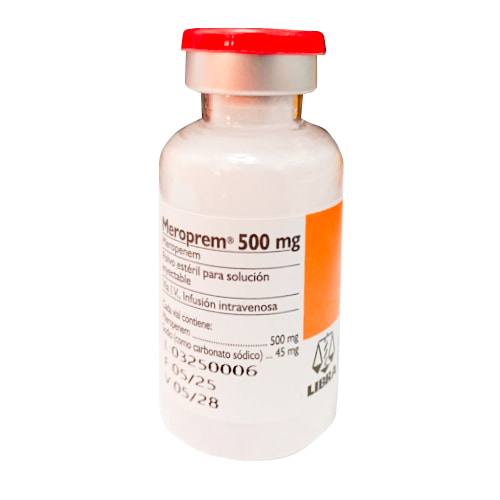 MEROPREM (MEROPENEM) 500 MG X POLVO INY. - LIBRA