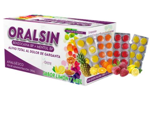ORALSIN SABOR PIÑA  X PASTILLA