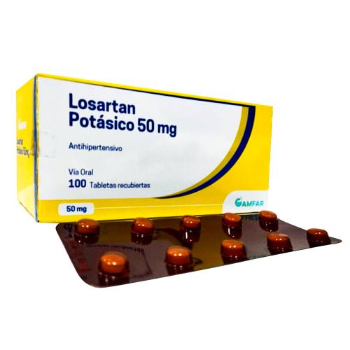 LOSARTAN 50 MG X COMP. RECUB. - AMFAR