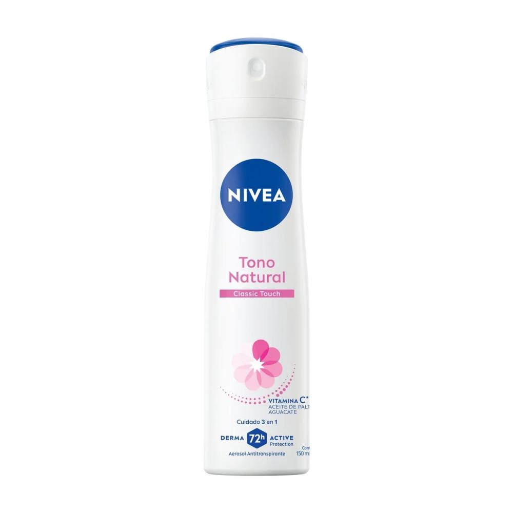 NIVEA DESODORANTE TONO NATURAL 72H X 150 ML