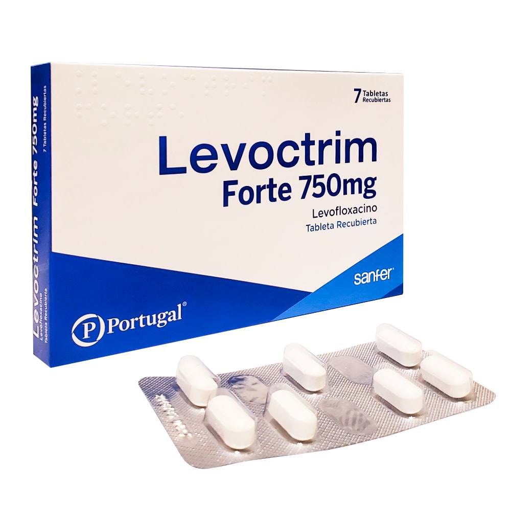LEVOCTRIM FORTE 750 MG X TAB. RECUB.