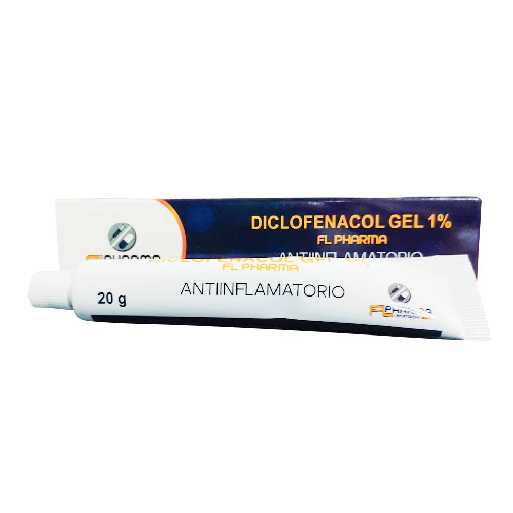 DICLOFENACO GEL 1% X 20 G - FL PHARMA