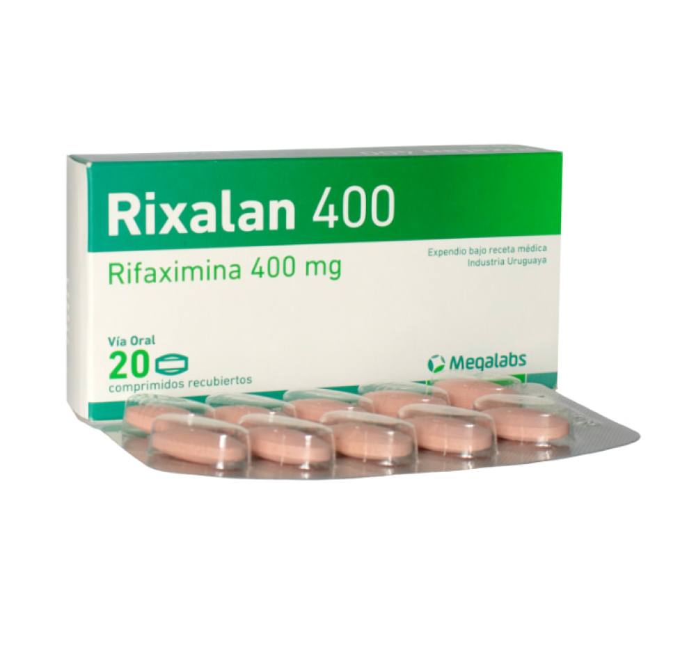 RIXALAN 400 MG COMP. RECUBIERTOS