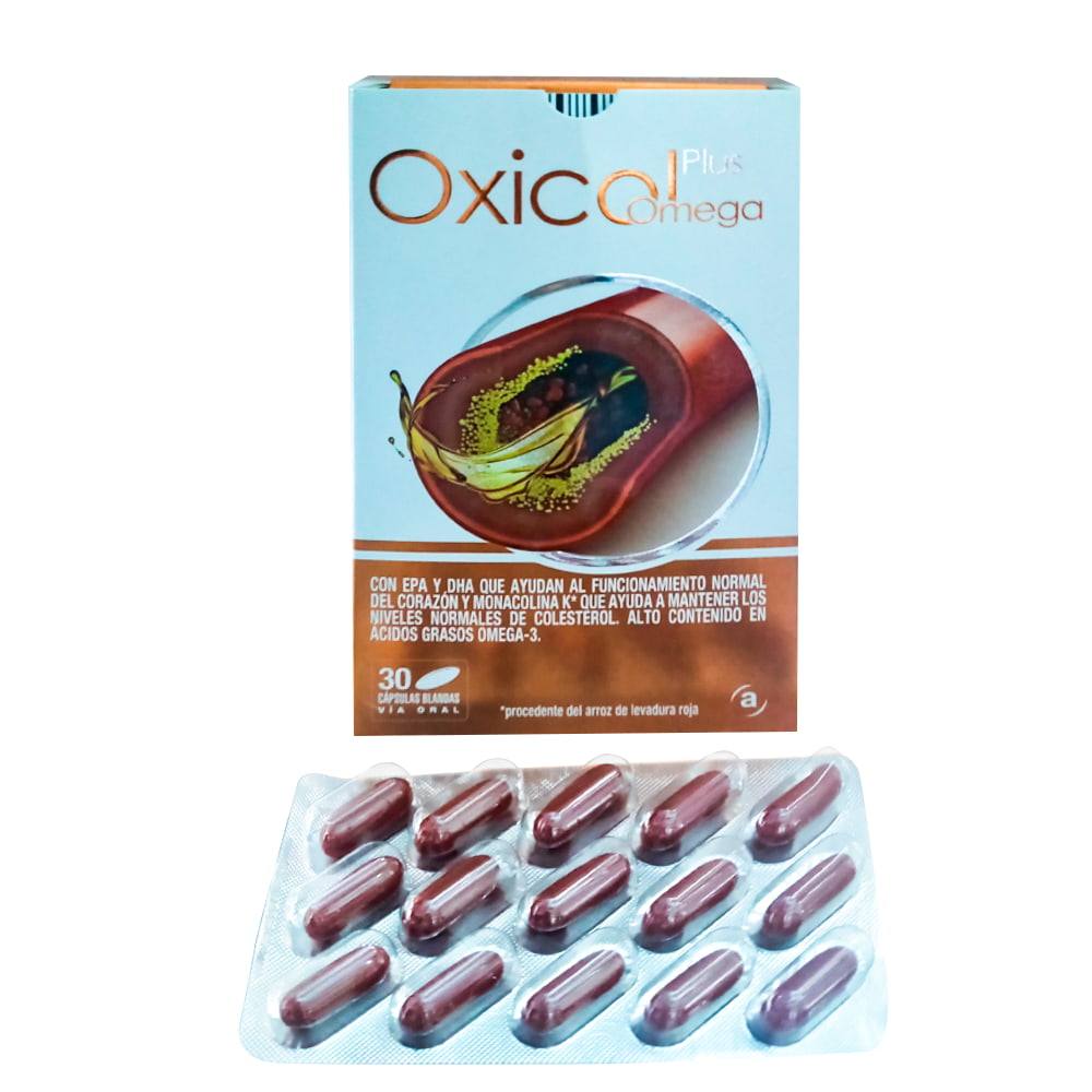 OXICOL PLUS OMEGA X CAPSULA BLANDA