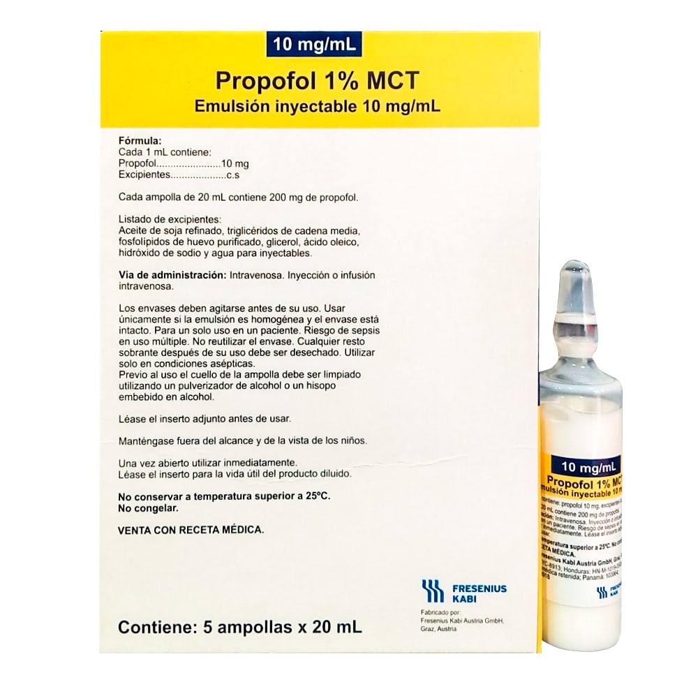 PROPOFOL 1%20 ML X AMP. - KABI