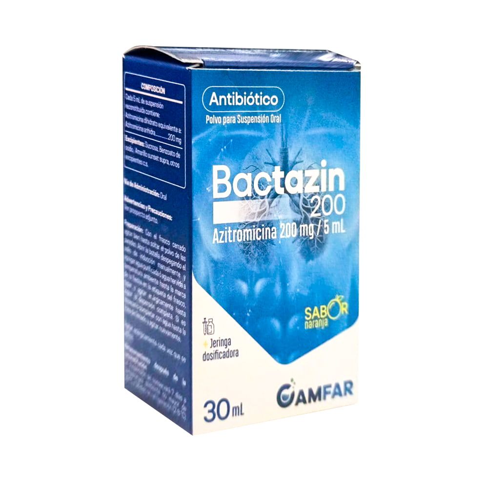 BACTAZIN 200 MG SUSP X 30 ML