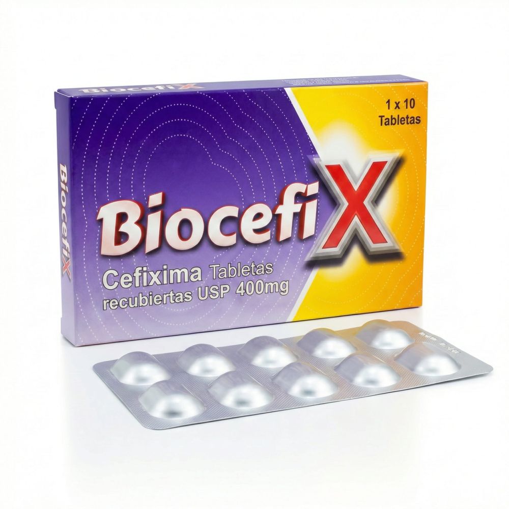 BIOCEFIX CEFIXIMA 400MG X TAB.