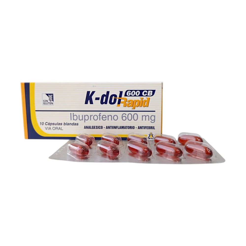 K DOL RAPID 600 MG X CAPS. BLANDA