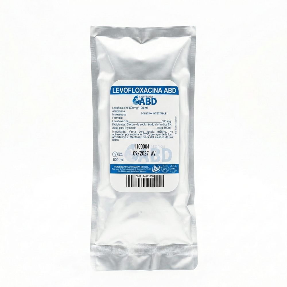 LEVOFLOXACINA 500 MG X SOL. INY. - ADB
