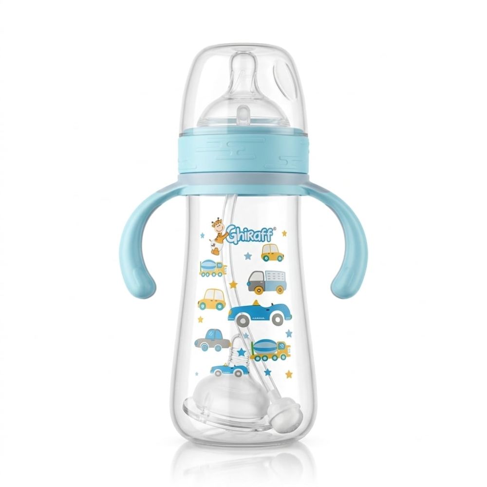 BIBERON GHIRAFF 12 OZ/360 ML 9M+ DOBLE TETINA