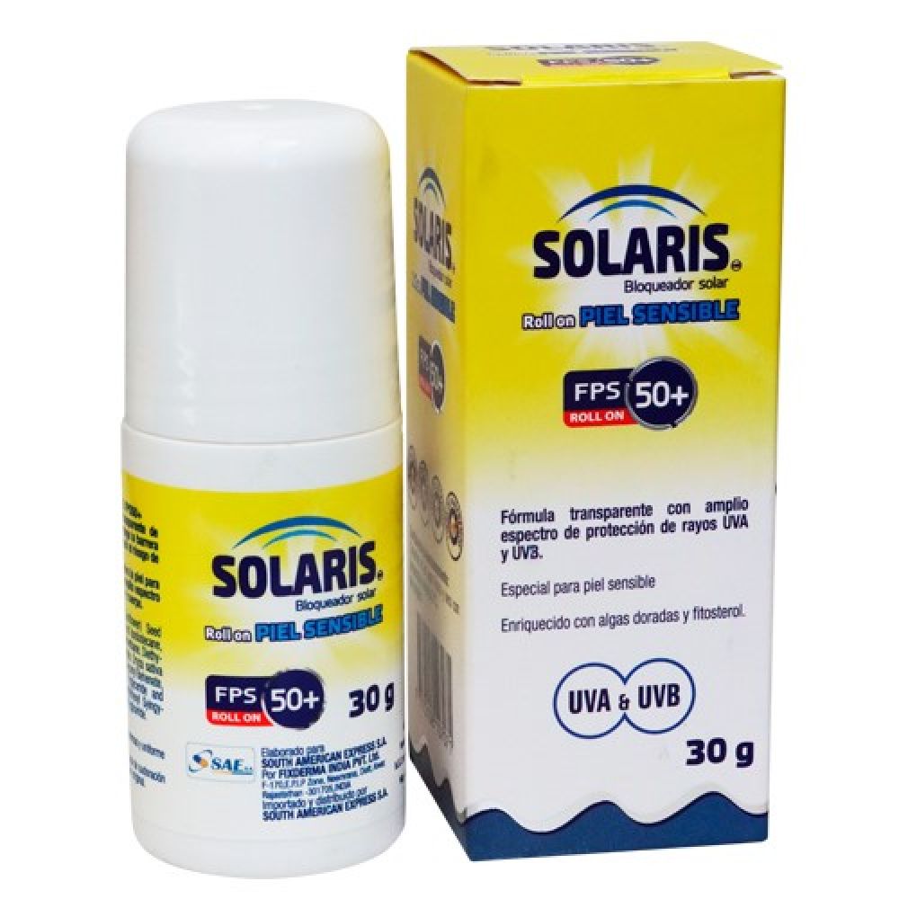 SOLARIS FPS 50 PIEL SENSIBLE X 30 G
