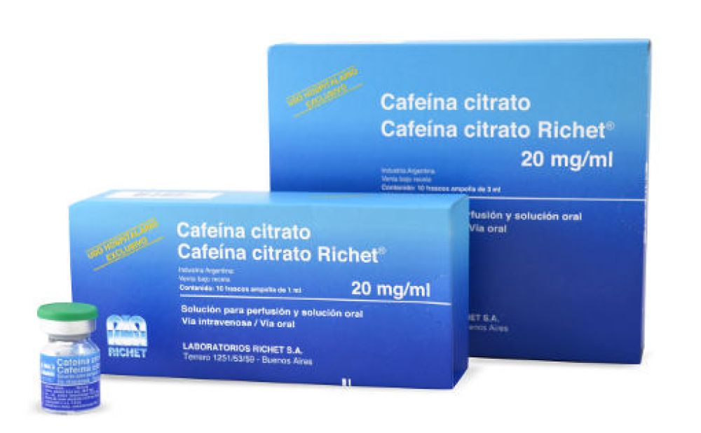CAFEINA CITRATO 20MG/ML X 1 ML VIAL -  RICHET