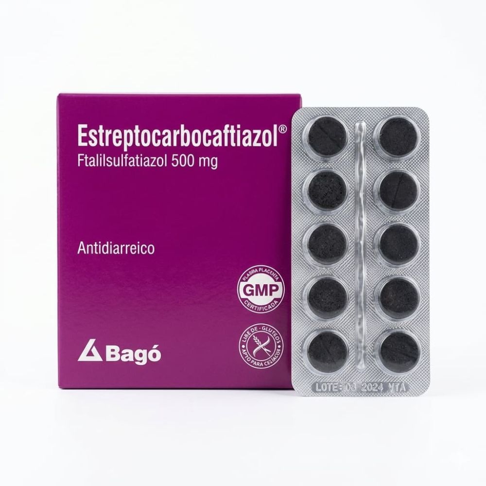 ESTREPTOCARBOCAFTIAZOL X COMPRIMIDO