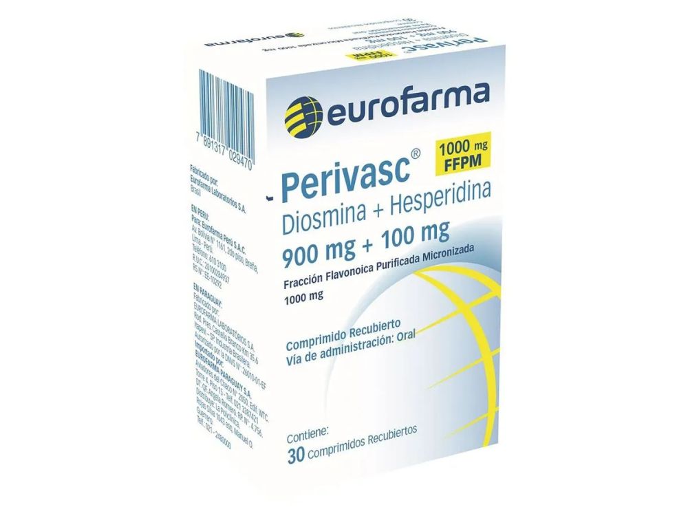 PERIVASC 1000MG X COMPRIMIDO - EUROFARMA