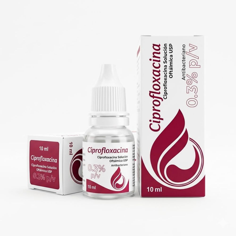CIPROFLOXACINA 0.3% COLIRIO X 10 ML
