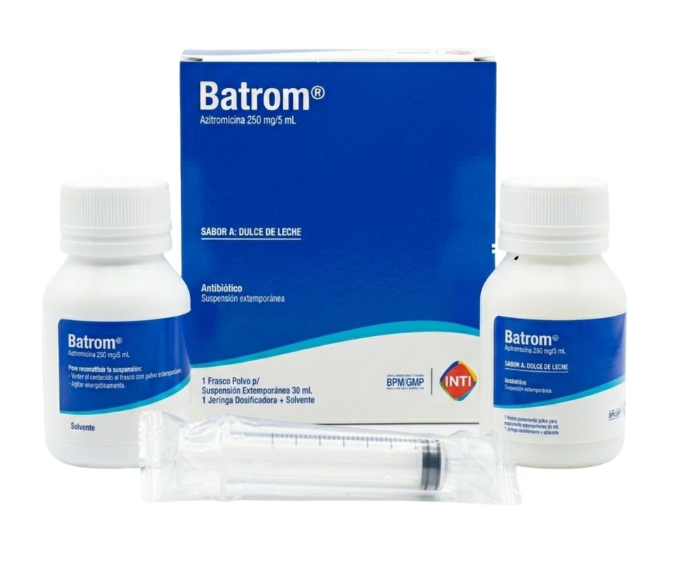 BATROM  250MG 5 ML SUSP. + SOLVENTE
