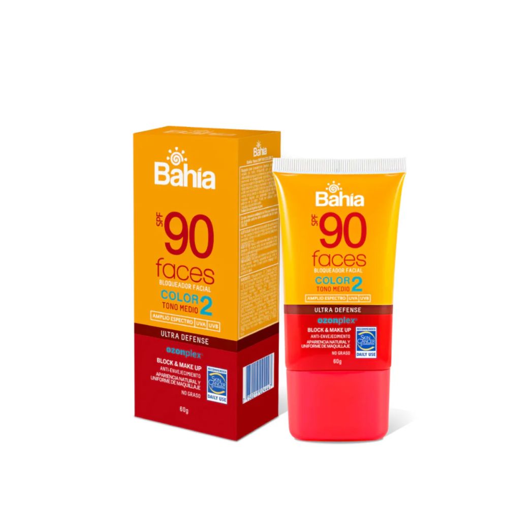BAHIA FACES SPF 90 COLOR 2 X60 GR.