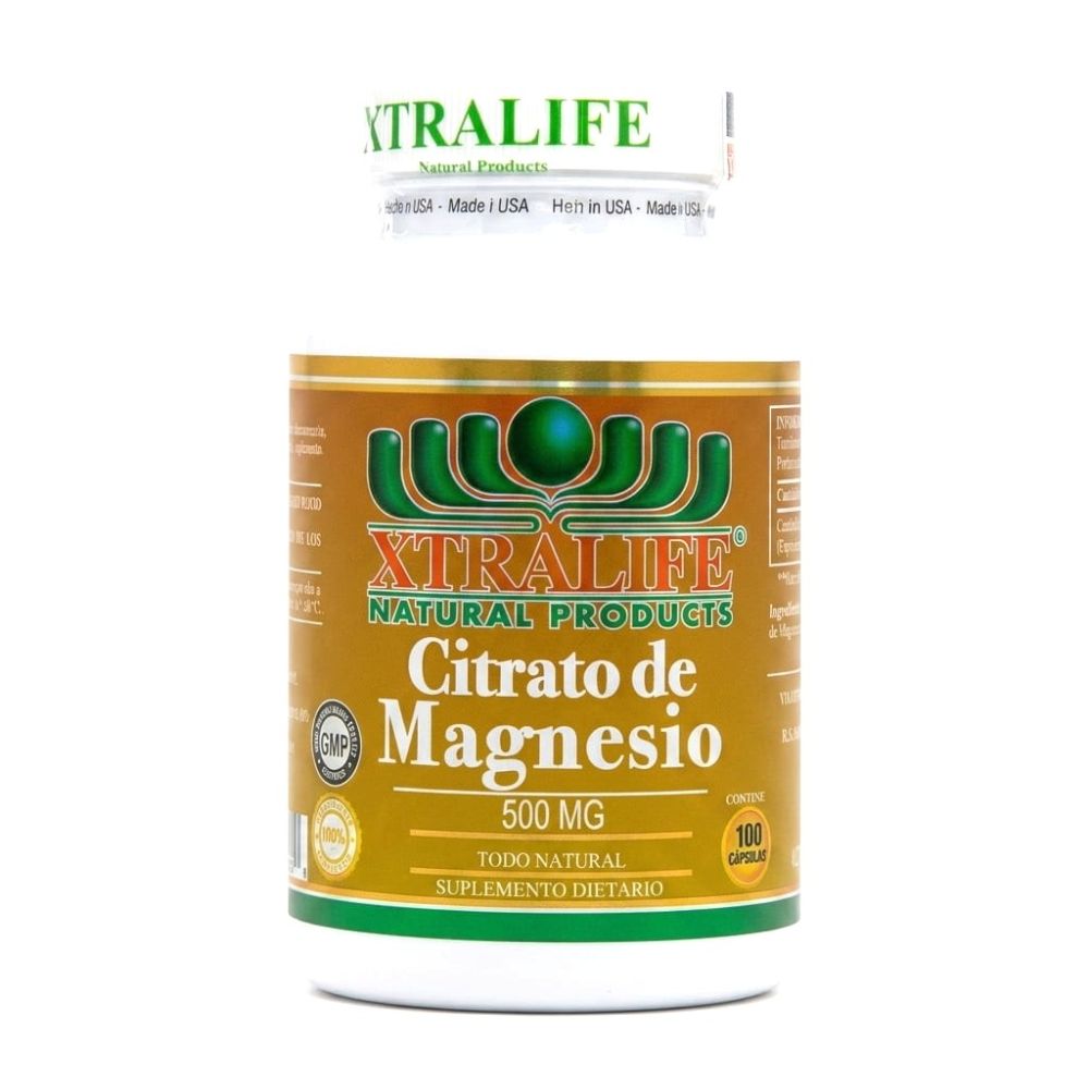 CITRATO DE MAGNESIO 500 MG X TAB - XTRALIFE