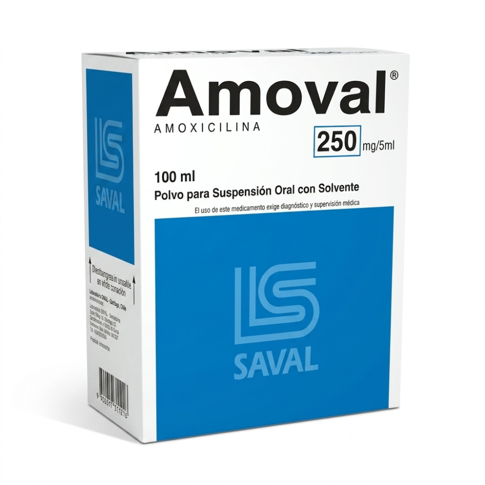 AMOVAL 250 MG SUSPENSION X 100 ML