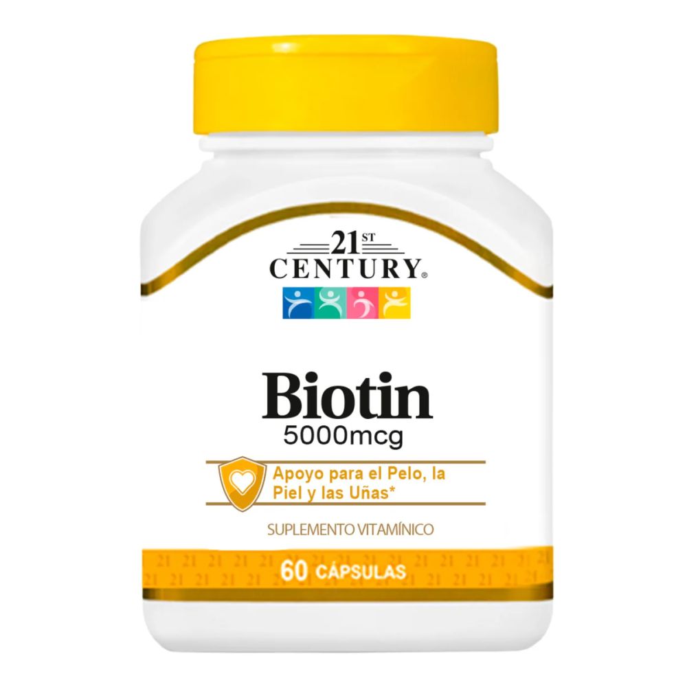 BIOTIN 5000 MCG FRASCO X 60 CAPSULAS