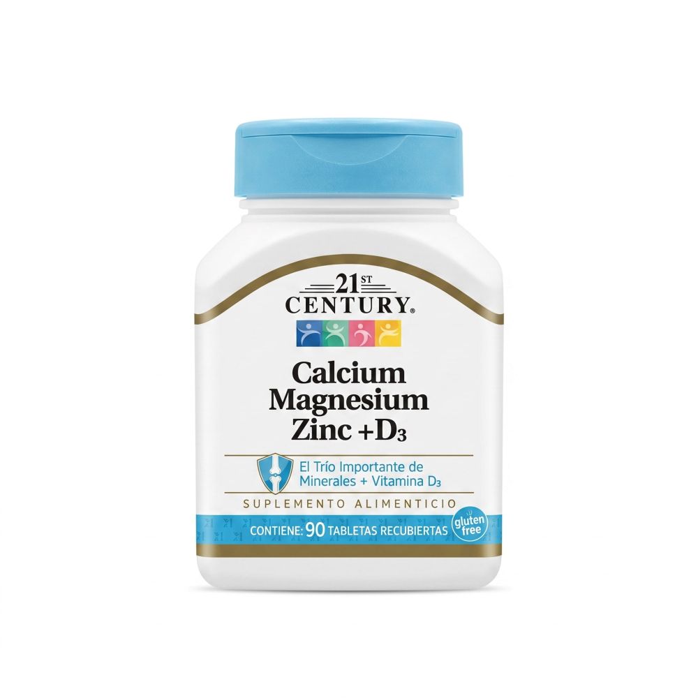 CALCIUM MAGNESIUM ZINC + D3 X TAB - CENTURY
