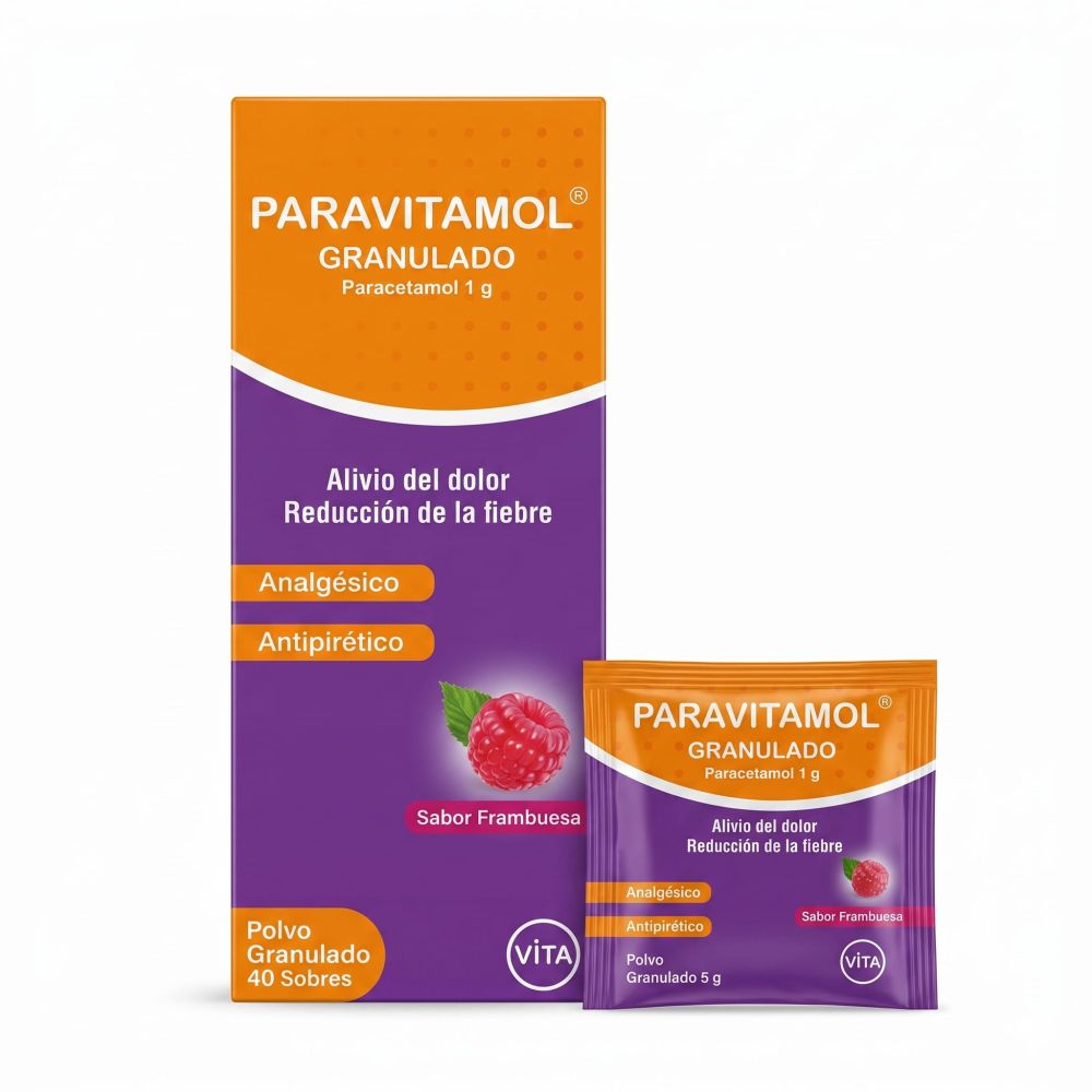 PARAVITAMOL 1G FRANBUESA X SOBRE