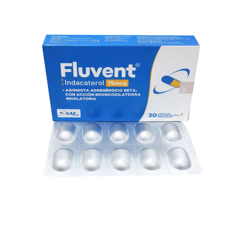 FLUVENT DUO X CAPS. POLVO PARA INHALACION