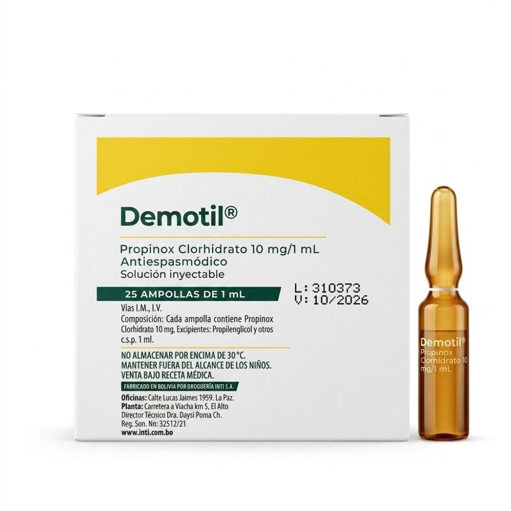 DEMOTIL 10 MG (PH) X AMPOLLA