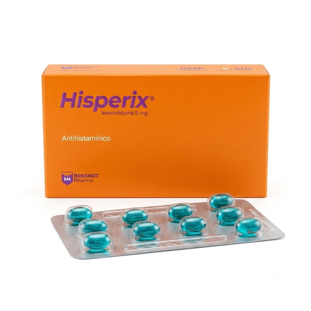 HISPERIX (LEVOCETIRIZINA) 5 MG X CAPSULAS BLANDA
