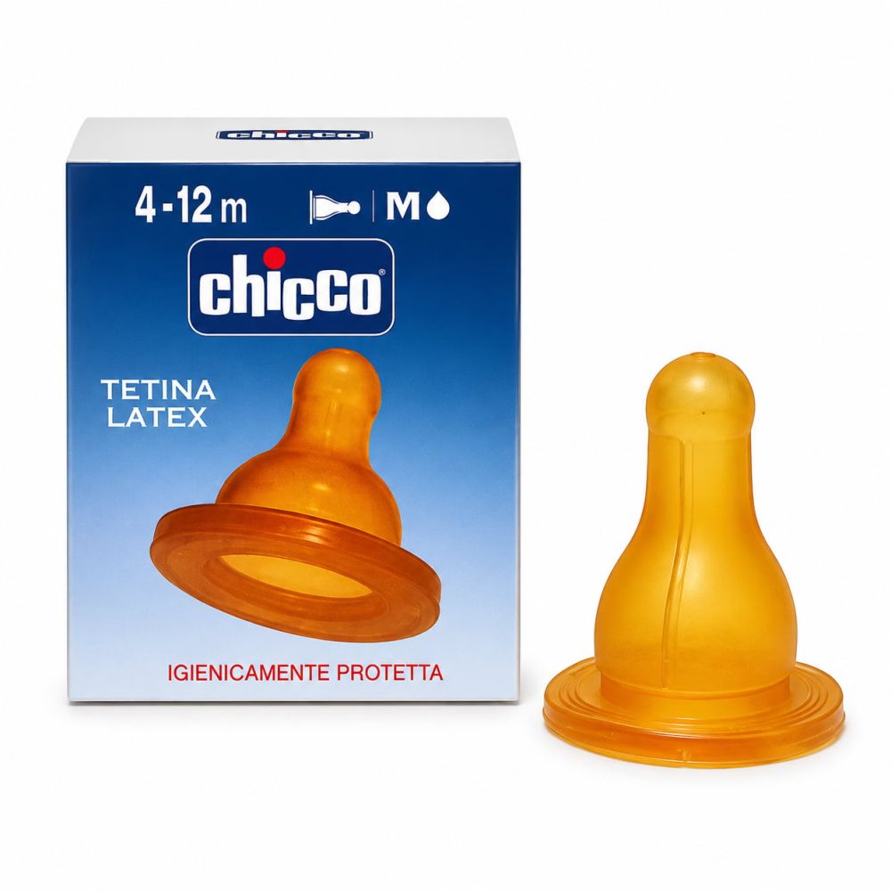 CHICCO TETINA LATEX M 4-12M