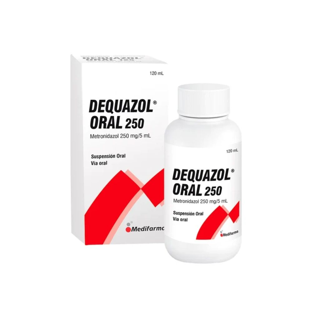 DEQUAZOL ORAL 250MG METRONIDAZOL 250MG X 120 ML