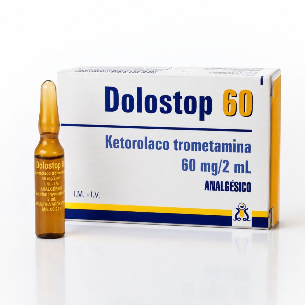 DOLOSTOP/KETOROLACO 60MG  X AMPOLLA