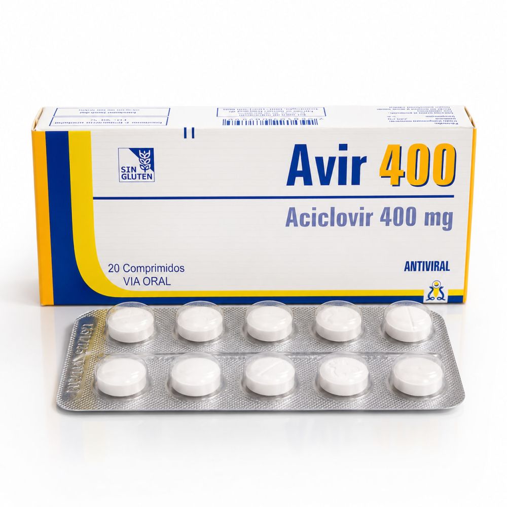 AVIR/ACICLOVIR 400 MG X COMPRIMIDO