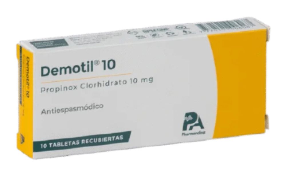 DEMOTIL 10 MG TABLETAS