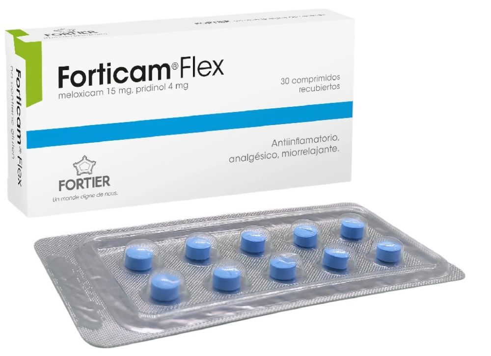 FORTICAM FLEX 15/4 MG X COMP. RECUB.