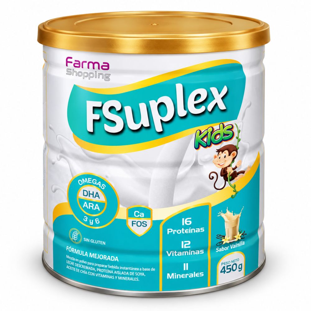 FSUPLEX KIDS VAINILLA LATA X 450 GR