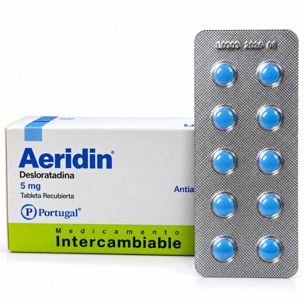 AERIDIN DESLOPERAMIDA 5 MG X COMPRIMIDO
